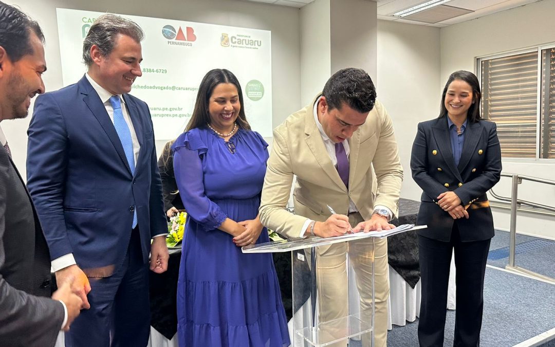 CaruaruPrev e OAB firmam parceria e criam ‘Guichê do Advogado’