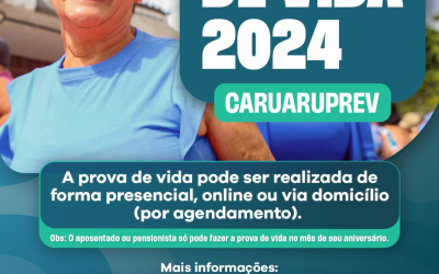 Aposentados e pensionistas do CaruaruPrev já podem fazer prova de vida para o ano de 2024