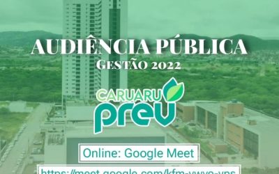 Audiência Pública do Relatório de Governança Coorporativa Exercício 2022