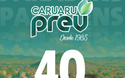 CaruaruPrev celebra 40 anos de história, compromisso e dedicação aos servidores municipais.