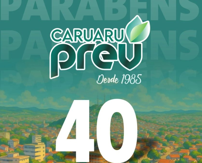CaruaruPrev celebra 40 anos de história, compromisso e dedicação aos servidores municipais.